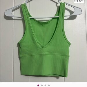 Lululemon Power Pivot Ribbed Tank Top Size 0